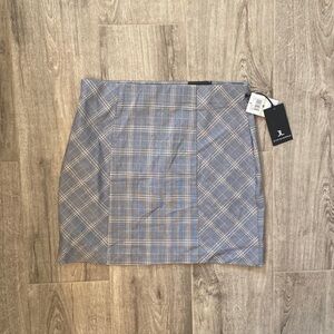 Jules & Leopold Plaid Mini Skirt